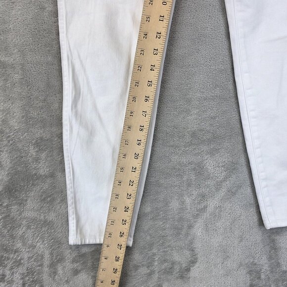 Kut From The Kloth Jeans Womens 4 White Donna Ankle Skinny Stretch Denim 126540 - Picture 8 of 16